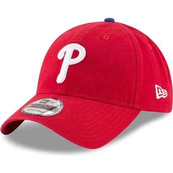 Cap zaoblená red adjustable strap 9TWENTY Core Classic Philadelphia Phillies MLB New Era