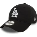 svart-bojd-justerbar-keps-9twenty-washed-fran-los-angeles-dodgers-mlb-av-new-era