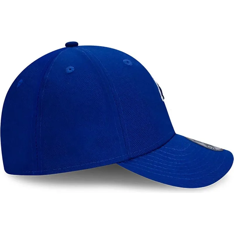 blaue-gebogene-verstellbare-kappe-fur-kinder-9forty-the-league-der-toronto-blue-jays-mlb-von-new-era
