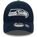 verstellbare-9forty-the-league-kappe-fur-kinder-in-marineblau-von-seattle-seahawks-nfl-von-new-era