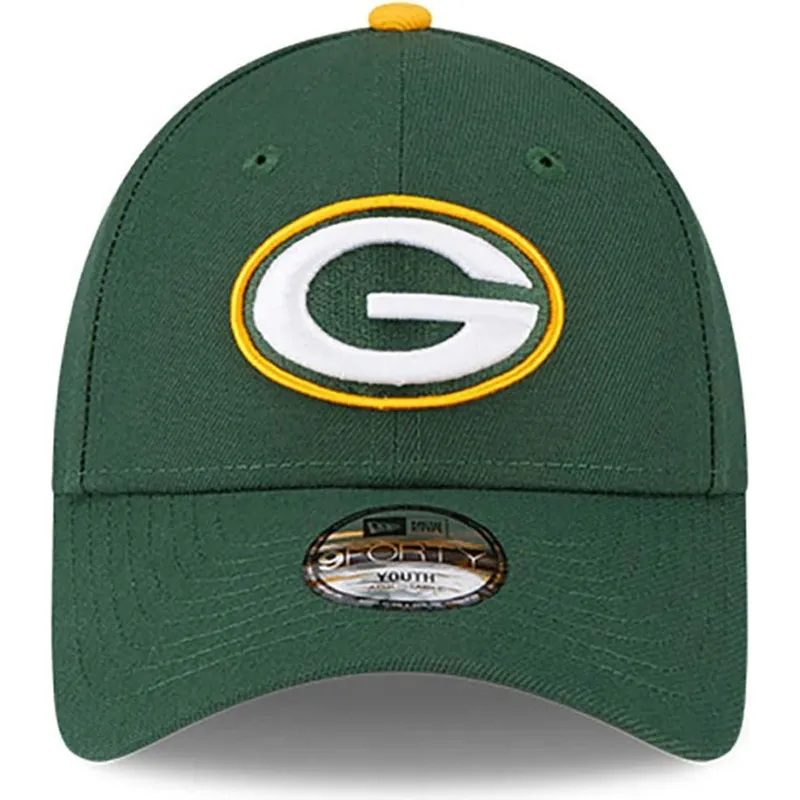 cepice-zaoblena-zelena-nastavitelny-pasek-pro-deti-9forty-the-league-green-bay-packers-nfl-new-era