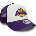 new-era-a-frame-team-colour-los-angeles-lakers-nba-white-and-purple-trucker-hat