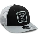 schwarze-und-graue-trucker-kappe-9fifty-low-profile-patch-der-las-vegas-raiders-nfl-von-new-era