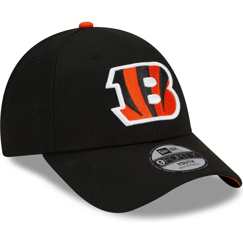 cepice-zaoblena-cerna-nastavitelny-pasek-pro-deti-9forty-the-league-cincinnati-bengals-nfl-new-era