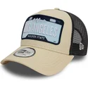 cepice-zaoblena-bezova-snapback-a-frame-license-plate-los-angeles-ciudades-y-playas-new-era