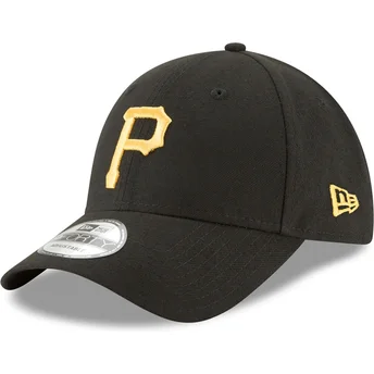 Čepice zaoblená černá nastavitelný pásek 9FORTY The League Pittsburgh Pirates MLB New Era