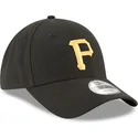 new-era-curved-brim-9forty-the-league-pittsburgh-pirates-mlb-adjustable-cap-schwarz