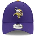 violette-verstellbare-curved-cap-9forty-the-league-der-minnesota-vikings-nfl-von-new-era