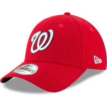Čepice zaoblená červená nastavitelný 9FORTY The League Washington Nationals MLB New Era