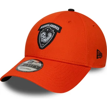 New Era 9FORTY Core justerbar orange böjd keps Aniquiladores FC Kings League