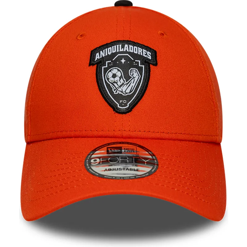 cap-zaoblena-orange-adjustable-strap-9forty-core-aniquiladores-fc-kings-league-new-era cap-zaoblena-orange-adjustable-strap-9forty-core-aniquiladores-fc-kings-league-new-era
