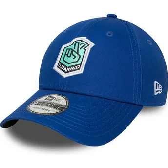 Čepice zaoblená modrá nastavitelný pásek 9FORTY Core El Barrio Kings League New Era
