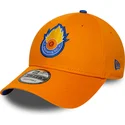 verstellbare-orangefarbene-curved-cap-9forty-core-von-saiyans-fc-kings-league-von-new-era
