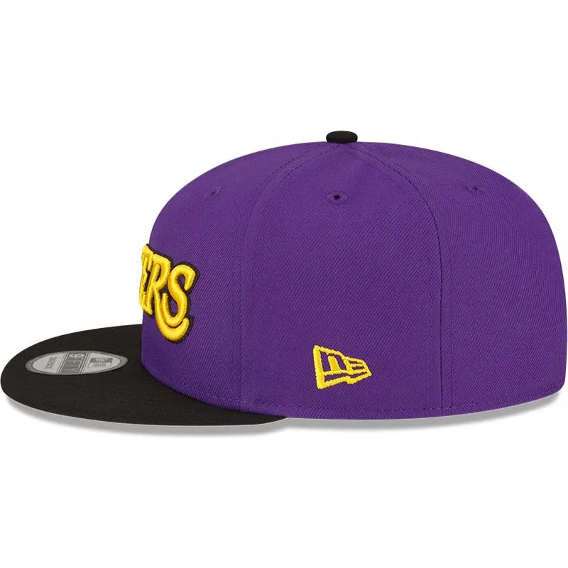 platt-keps-violett-och-svart-snapback-9fifty-statement-fran-los-angeles-lakers-nba-av-new-era