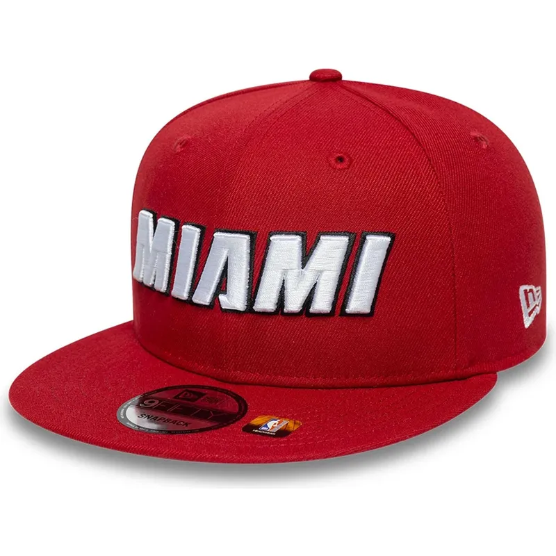cepice-rovna-cervena-snapback-9fifty-statement-miami-heat-nba-new-era
