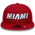 cepice-rovna-cervena-snapback-9fifty-statement-miami-heat-nba-new-era