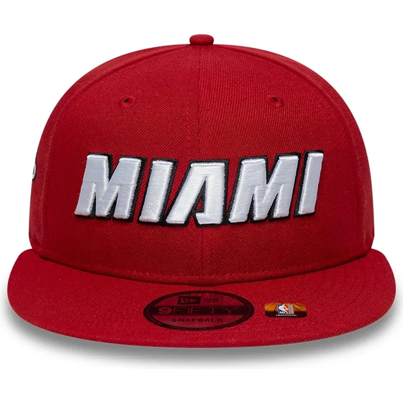 cepice-rovna-cervena-snapback-9fifty-statement-miami-heat-nba-new-era