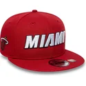 cepice-rovna-cervena-snapback-9fifty-statement-miami-heat-nba-new-era