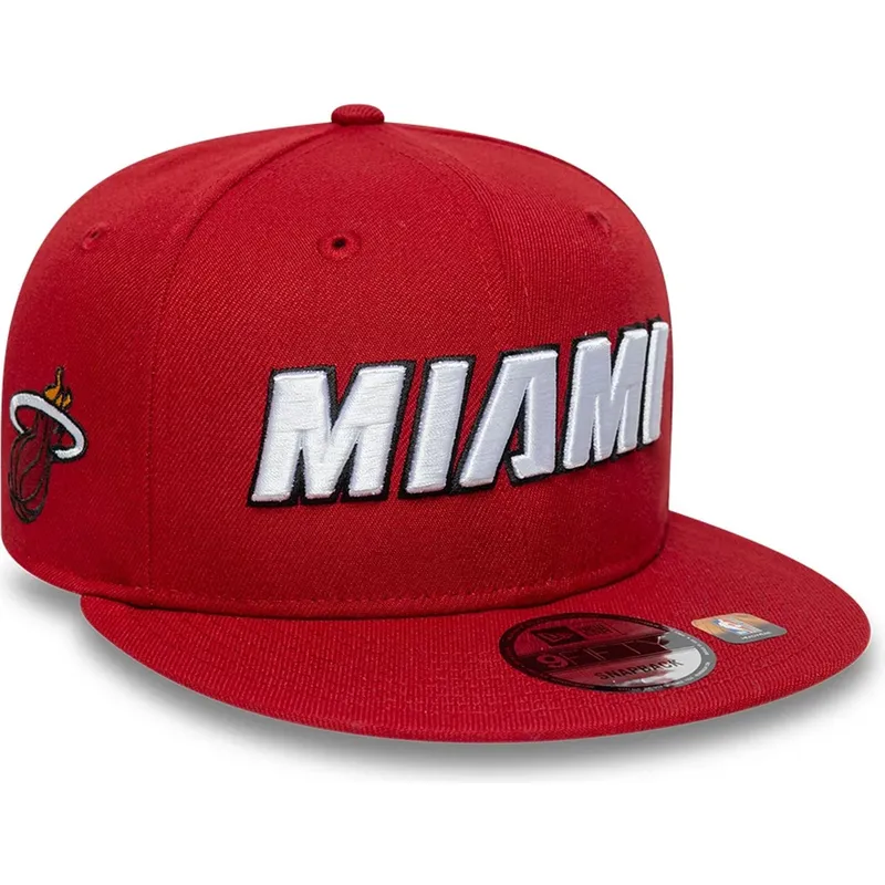 cepice-rovna-cervena-snapback-9fifty-statement-miami-heat-nba-new-era