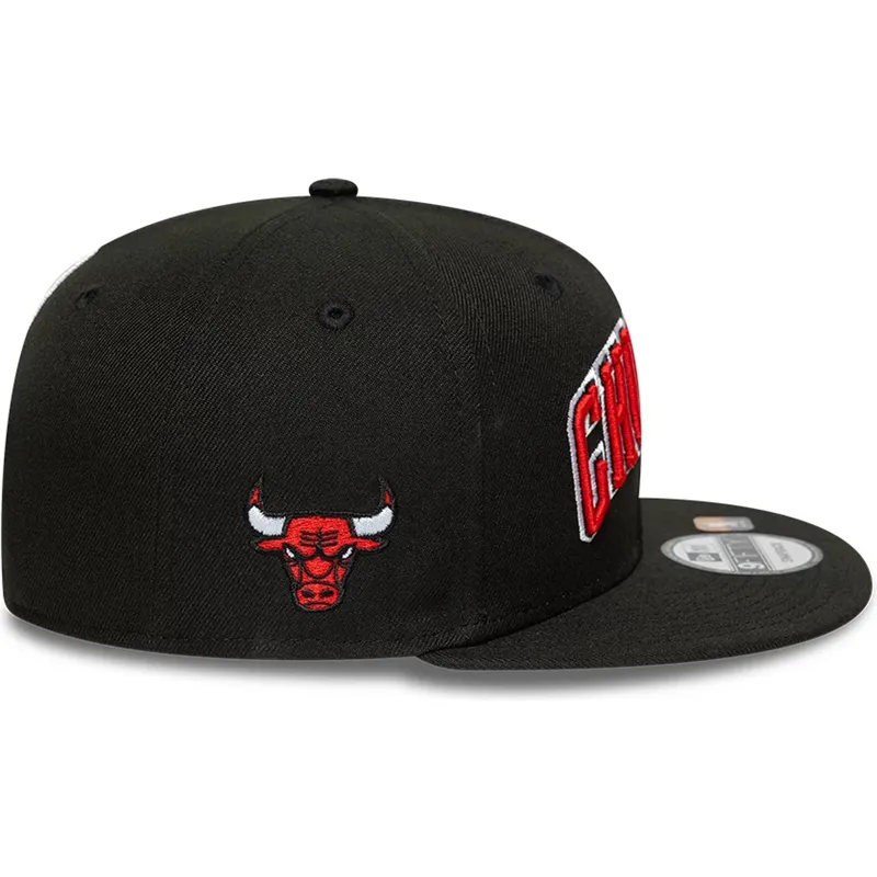 svart-platt-snapback-keps-9fifty-statement-fran-chicago-bulls-nba-av-new-era