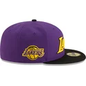 flache-violett-schwarze-anliegende-59fifty-statement-kappe-der-los-angeles-lakers-nba-von-new-era