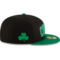 boston-celtics-nba-59fifty-statement-schwarze-und-grune-flat-cap-von-new-era