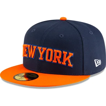 Σκούρο μπλε και πορτοκαλί καπέλο 59FIFTY Statement των New York Knicks NBA από τη New Era
