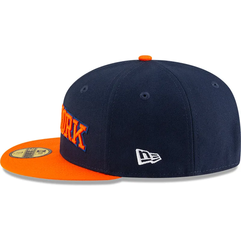 platt-keps-marinbla-och-orange-justerad-59fifty-statement-fran-new-york-knicks-nba-av-new-era