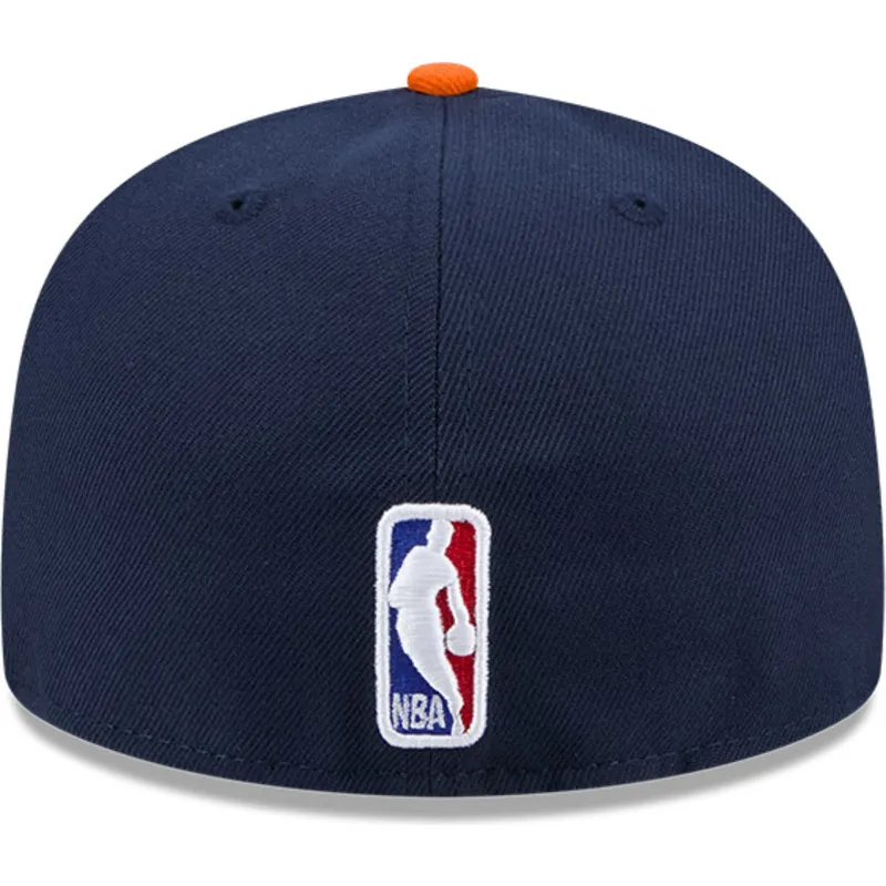 new-era-new-york-knicks-nba-59fifty-statement-bla-och-orange-justerbar-platt-keps