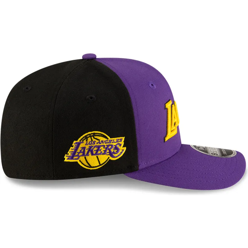 cepice-zaoblena-fialova-snapback-9seventy-statement-stretch-snap-los-angeles-lakers-nba-new-era