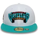 weisse-und-grune-anliegende-flat-cap-59fifty-classic-der-memphis-grizzlies-nba-von-new-era