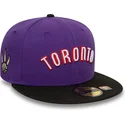 platt-keps-lila-och-svart-justerad-59fifty-classic-toronto-raptors-nba-fran-new-era