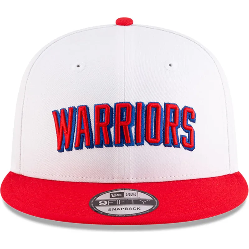 weisse-und-rote-flache-snapback-kappe-9fifty-classic-von-golden-state-warriors-nba-von-new-era
