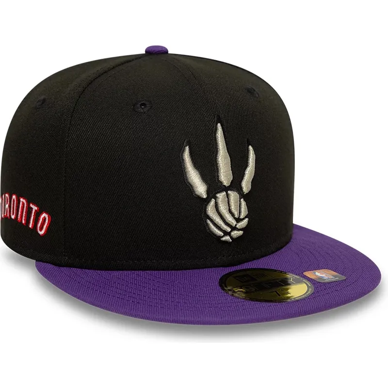 svart-och-lila-fitted-59fifty-classic-platt-keps-fran-toronto-raptors-nba-av-new-era