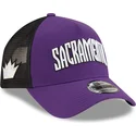 violett-schwarze-trucker-kappe-a-frame-classic-der-sacramento-kings-nba-von-new-era