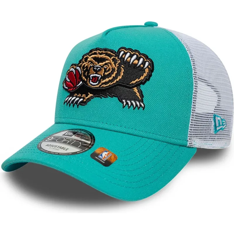 cepice-zaoblena-zelena-snapback-a-frame-classic-memphis-grizzlies-nba-new-era