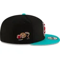 schwarze-und-grune-flache-snapback-kappe-9fifty-classic-der-memphis-grizzlies-nba-von-new-era