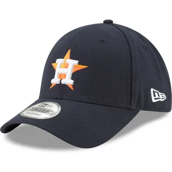 New Era Curved Brim 9FORTY The League Houston Astros MLB Black Adjustable Cap