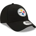 new-era-curved-brim-9forty-the-league-pittsburgh-steelers-nfl-adjustable-cap-schwarz