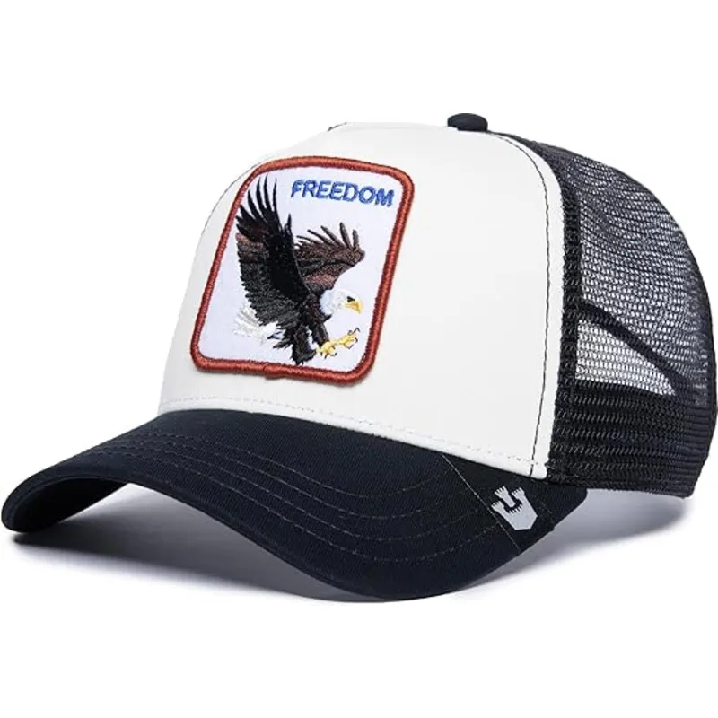 cepice-zaoblena-bila-snapback-freedom-the-farm-goorin-bros cepice-zaoblena-bila-snapback-freedom-the-farm-goorin-bros