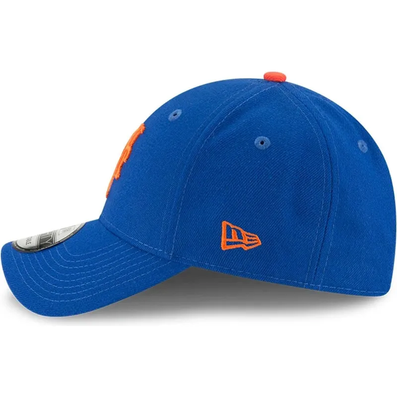 blaue-verstellbare-gebogene-kappe-9forty-the-league-der-new-york-mets-mlb-von-new-era