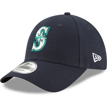 Čepice zaoblená námořnická modrá nastavitelný 9FORTY The League Seattle Mariners MLB New Era