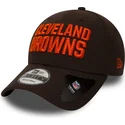 new-era-curved-brim-9forty-the-league-cleveland-browns-nfl-adjustable-cap-braun