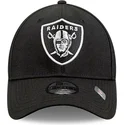 svart-bojd-justerbar-keps-9forty-the-league-fran-las-vegas-raiders-nfl-av-new-era