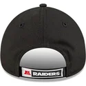 schwarze-verstellbare-gebogene-kappe-9forty-the-league-der-las-vegas-raiders-nfl-von-new-era