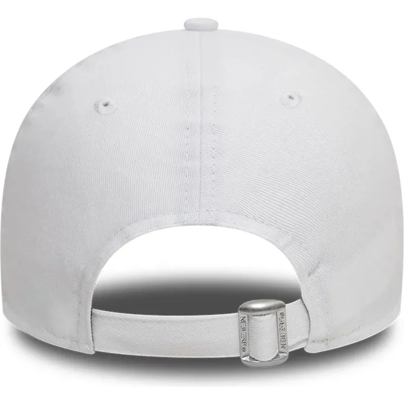 weisse-verstellbare-curved-cap-mit-weissem-logo-9twenty-league-essential-der-new-york-yankees-mlb-von-new-era