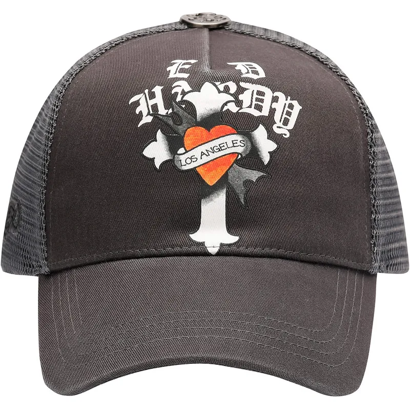 schwarze-trucker-kappe-los-angeles-cross-von-ed-hardy