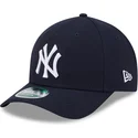 new-era-curved-brim-9forty-m-crown-player-replica-new-york-yankees-mlb-navy-blue-snapback-cap