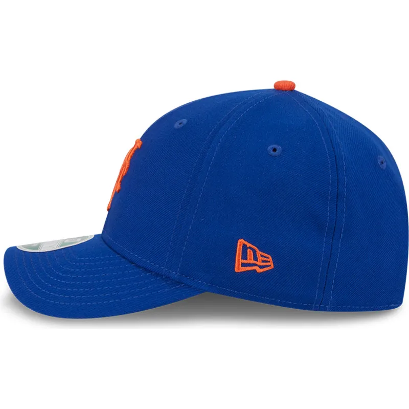 blaue-gebogene-snapback-kappe-9forty-m-crown-player-replica-der-new-york-mets-mlb-von-new-era