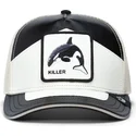 schwarz-weisse-trucker-kappe-orca-moto-lamba-killer-the-farm-von-goorin-bros